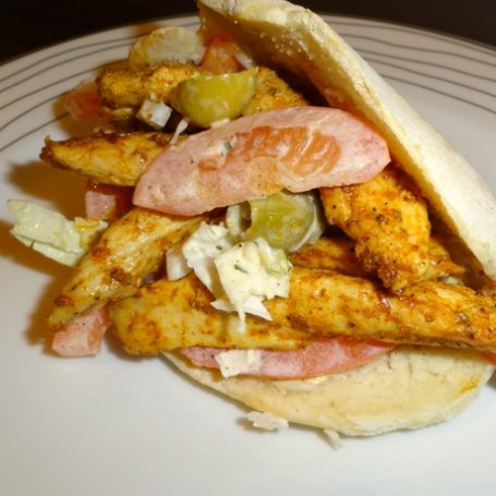 Krok 4 - Kebab z kurczaka w picie - moja wersja foto