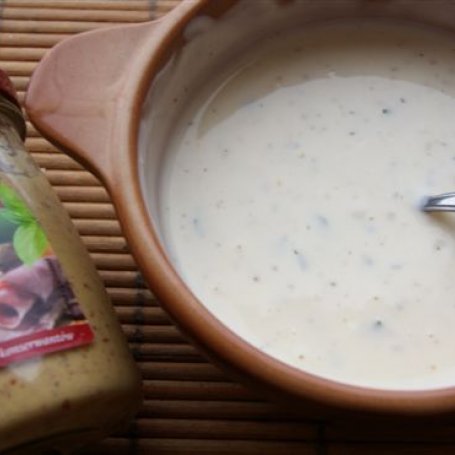 Krok 4 - Kebabki musztardowe z oliwkami foto