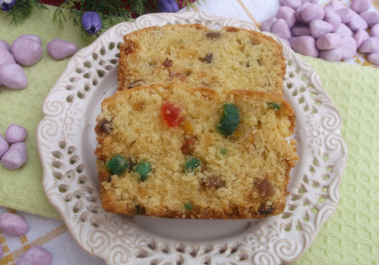 Najlepszy keks z bakaliami foto