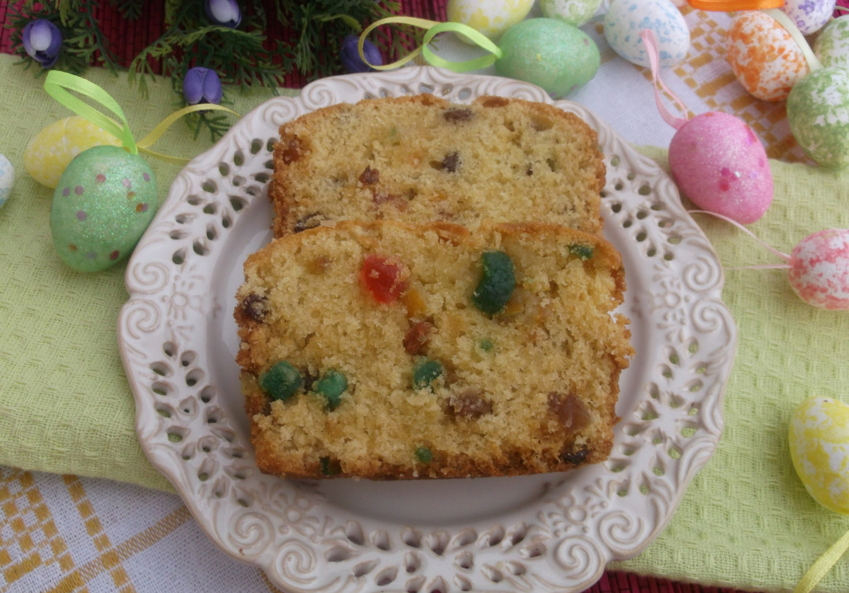 Najlepszy keks z bakaliami foto