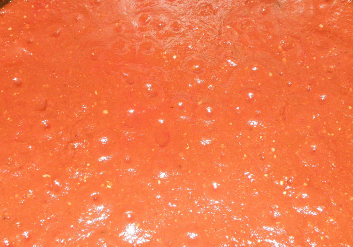 Ketchup błyskawiczny z jabłkami i papryką foto