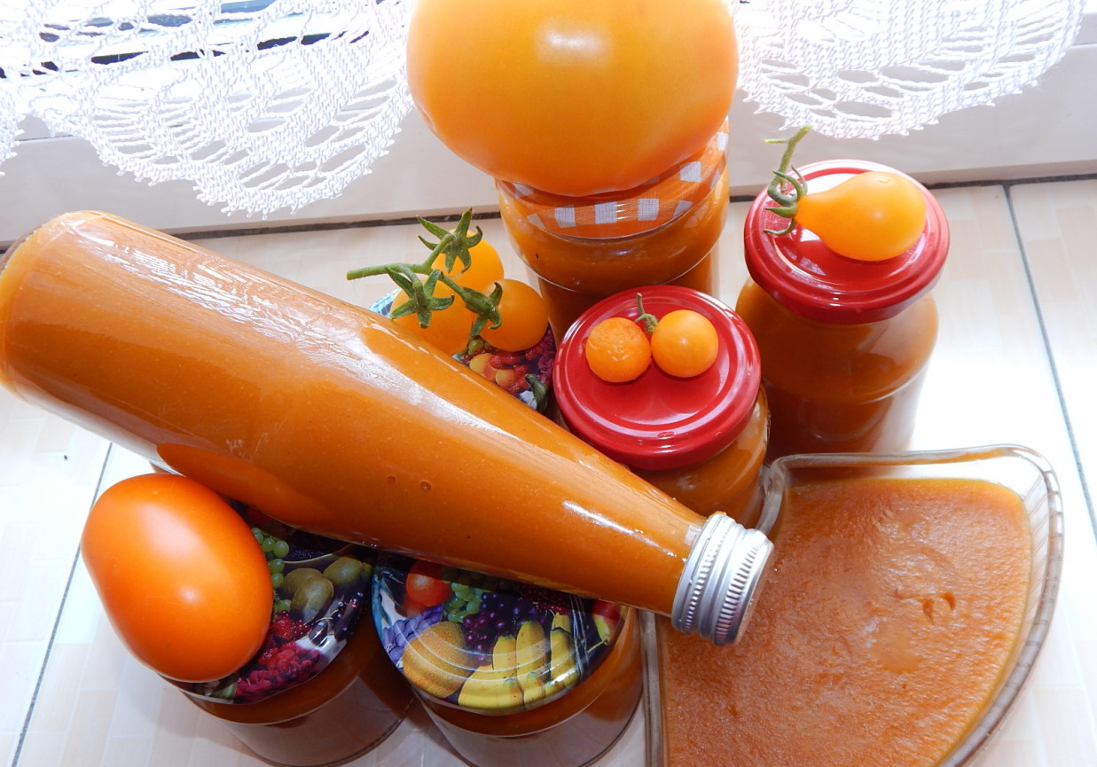 Ketchup curry z żółtych pomidorów, papryki i mirabelek DoradcaSmaku.pl