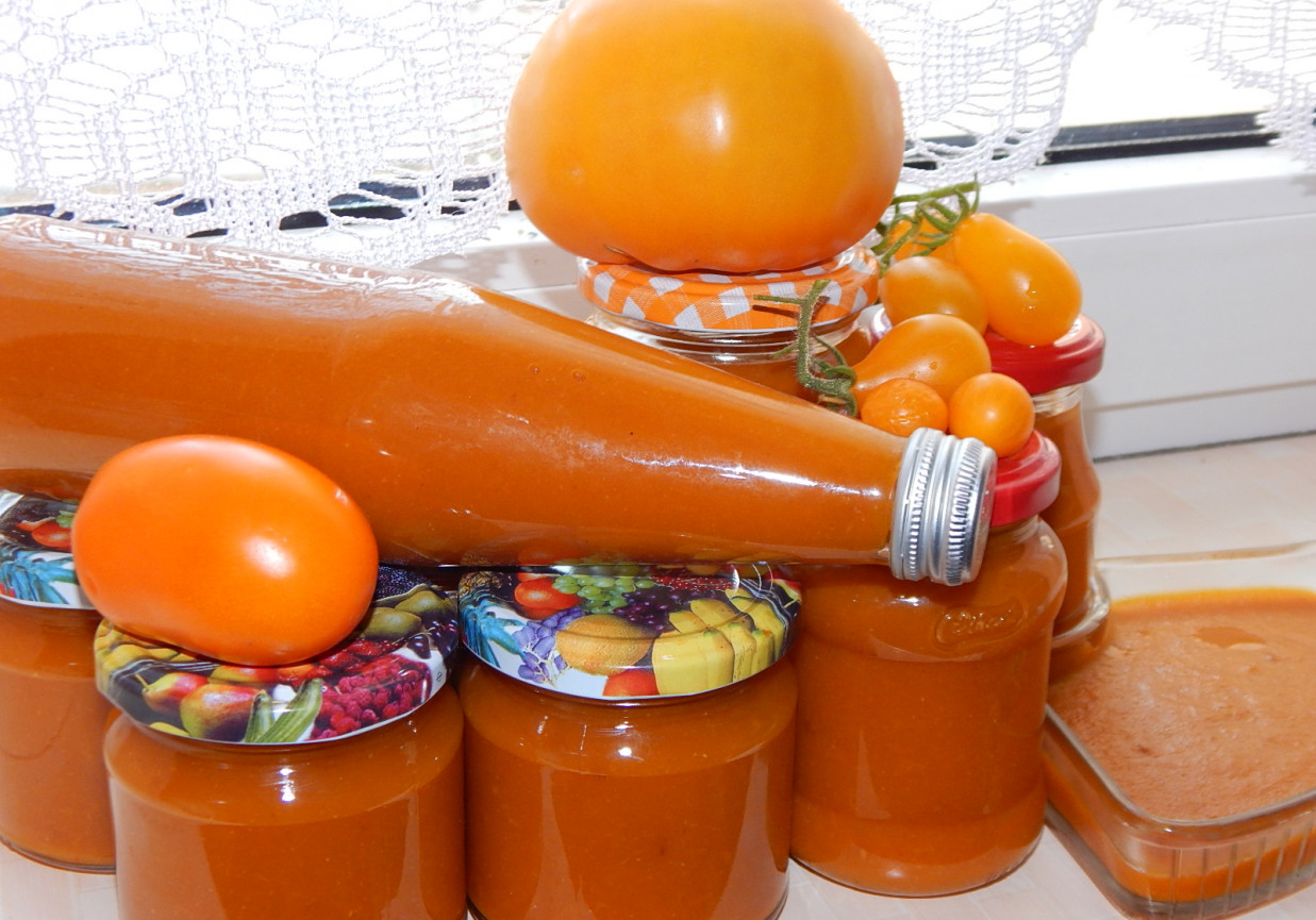 Ketchup curry z żółtych pomidorów, papryki i mirabelek DoradcaSmaku.pl