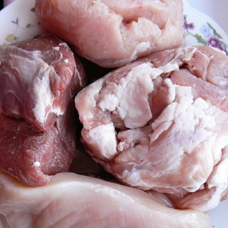 Krok 1 - Kiełbasa biała grubo mielona foto