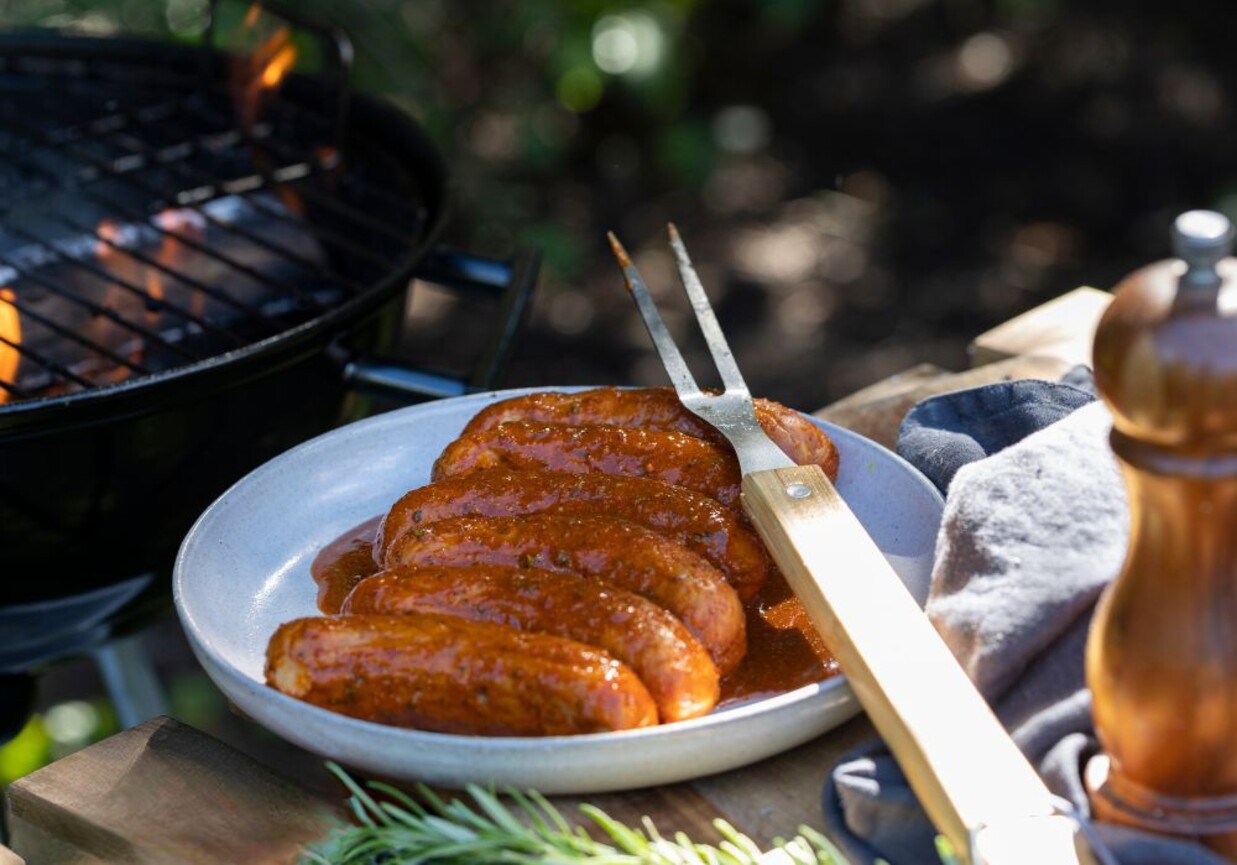 Kiełbasa grillowa w marynacie szlacheckiej foto
