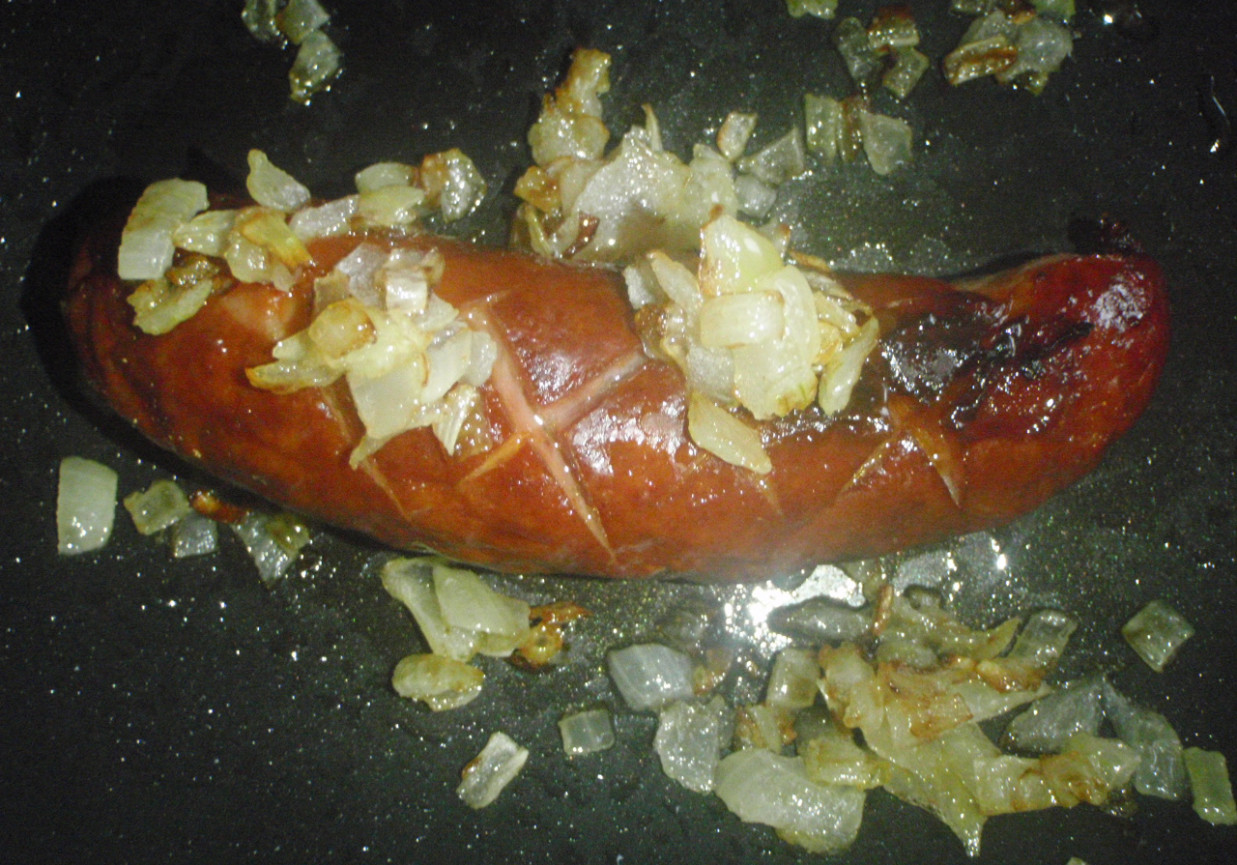Kiełbasa podsmażana foto