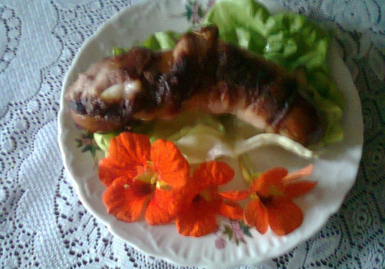 Kiełbasa w płaszczyku foto