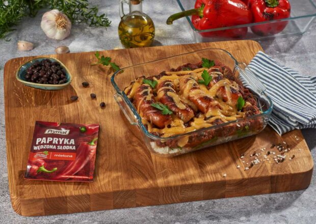 Fotografia przedstawiająca Kiełbaski w stylu tex-mex, DS XXII, odc. 22
