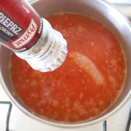 Krok 5 - Kiełbaski z soczewicą w pomidorach foto