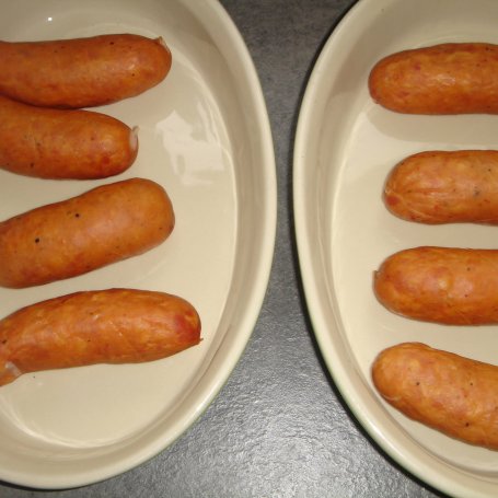Krok 1 - Kiełbaski zapiekane pod pierzynką foto