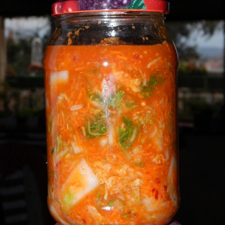 Krok 8 - Kimchi z marchewką, ogórkiem i rzodkwią daikon foto