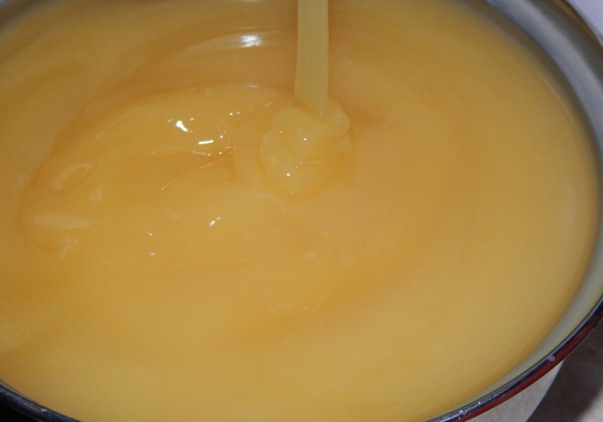Kisiel pomarańczowy z tapioką foto