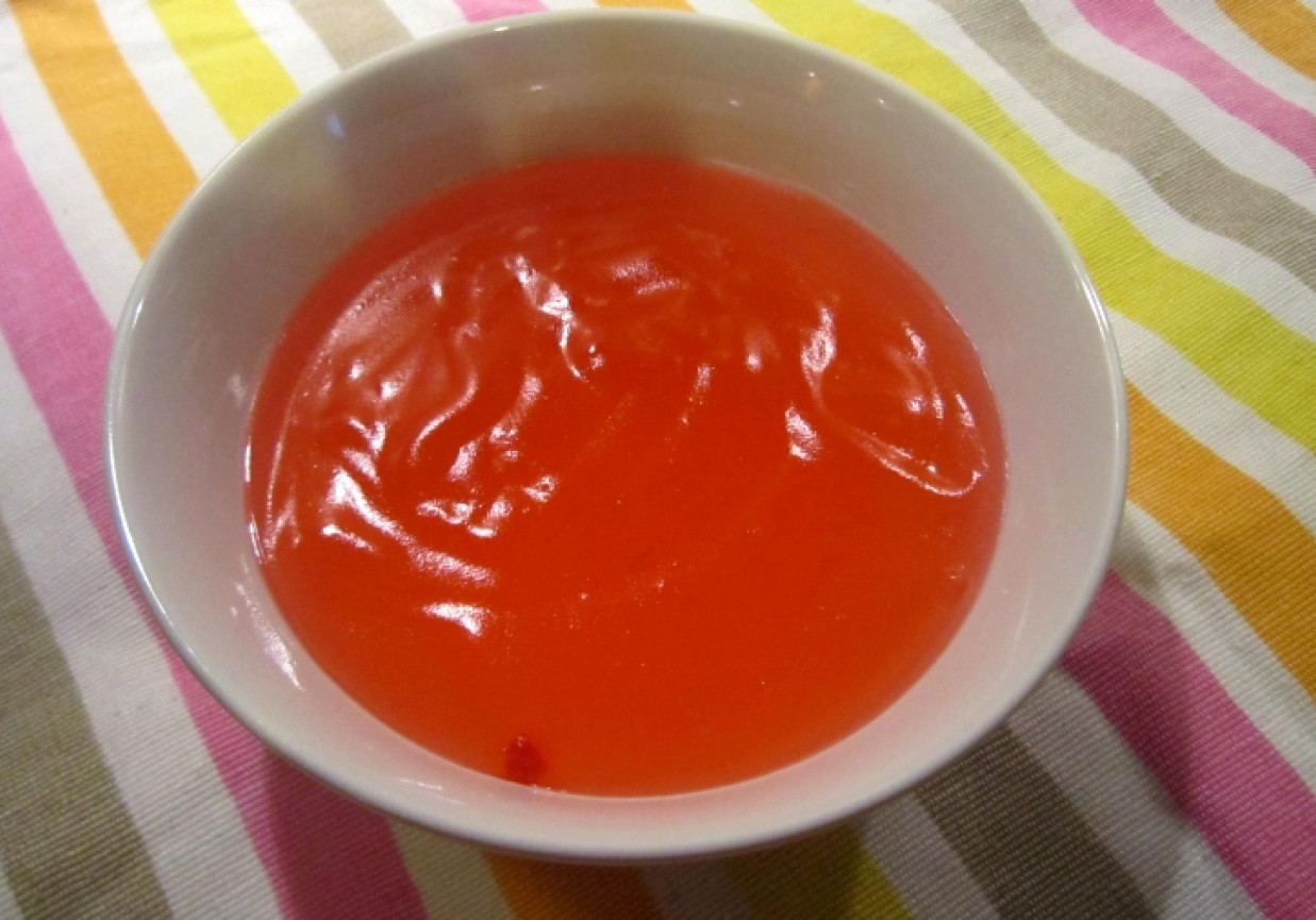 kisiel z soku malinowego foto