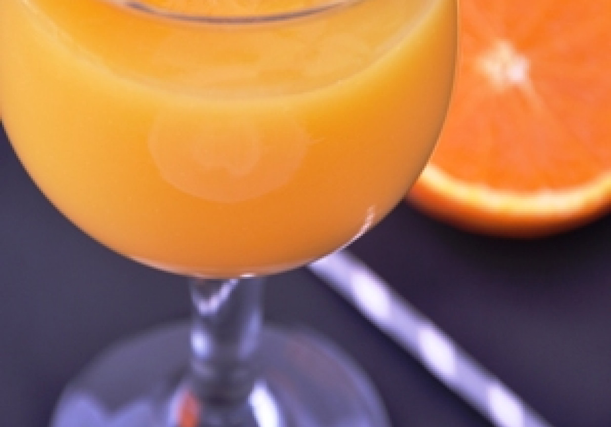 Kisiel z soku pomarańczy foto