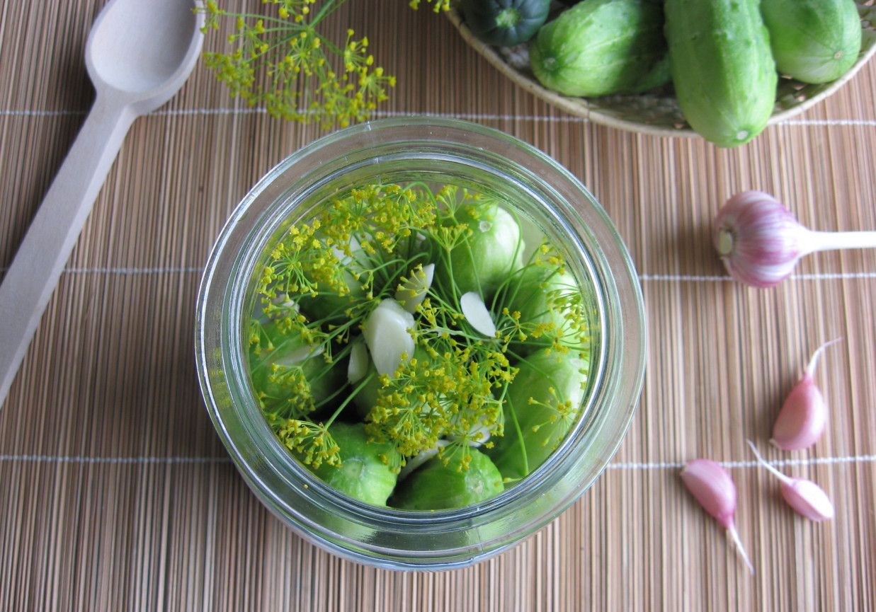 Kiszone ogórki na zimę foto