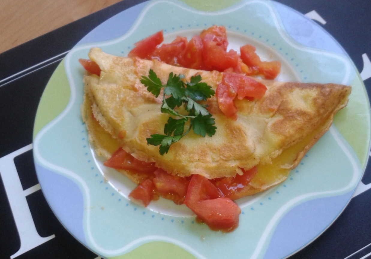 Klasyczny omlet francuski foto