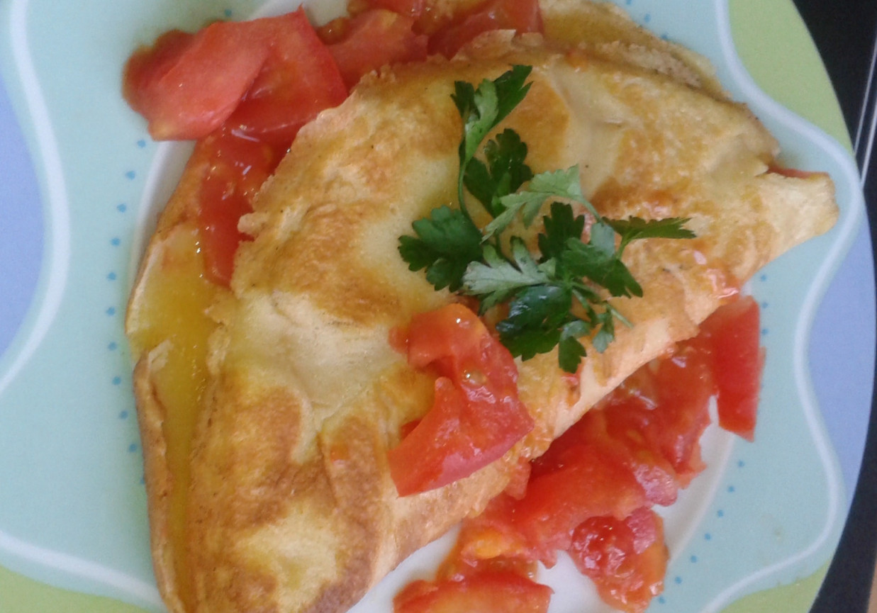 Klasyczny omlet francuski foto
