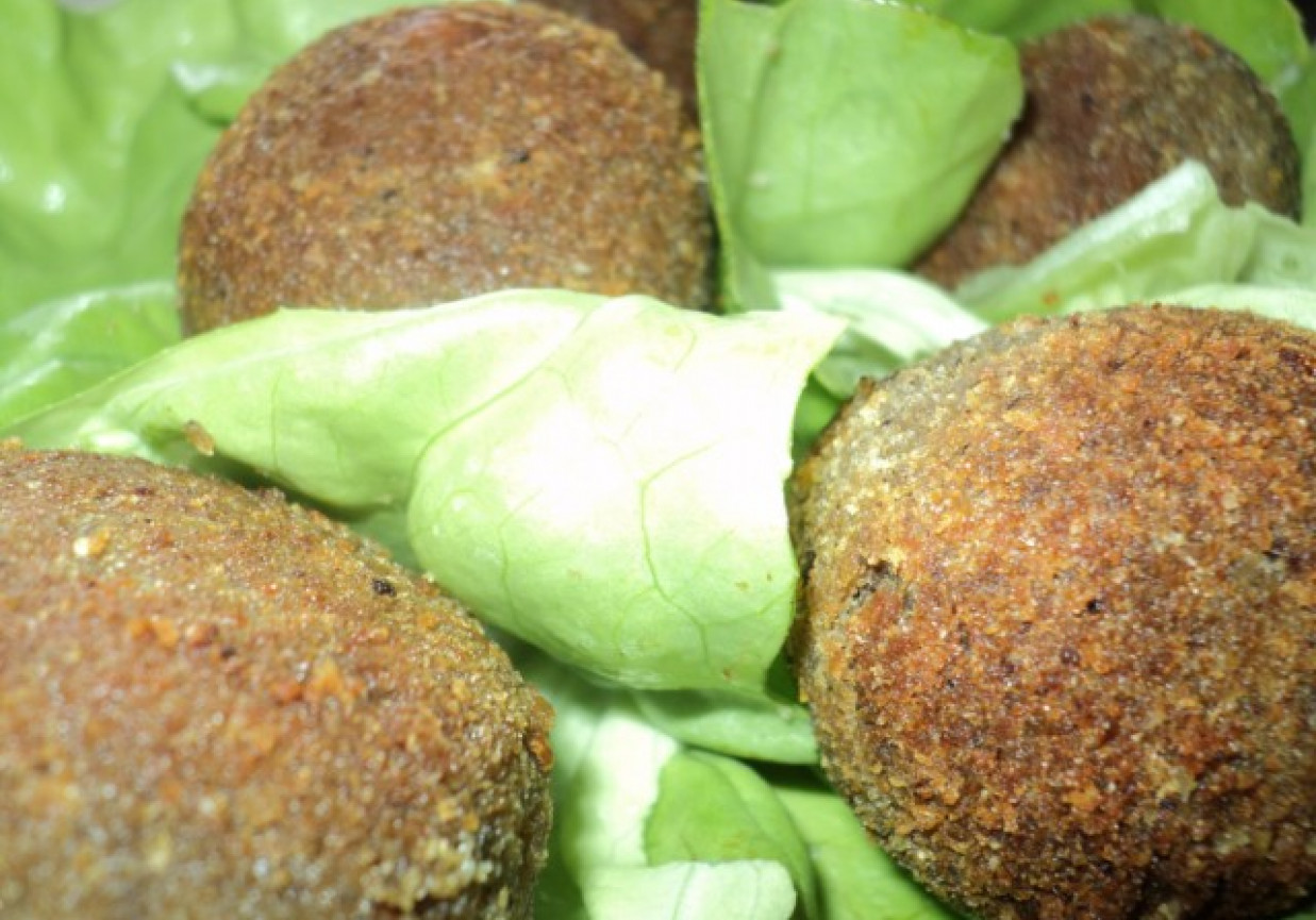 Klopsiki drobiowo-pieczarkowe foto