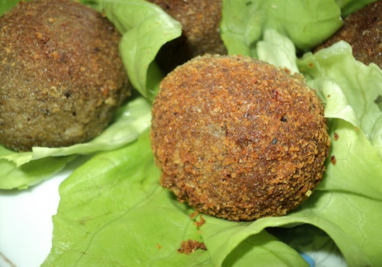 Klopsiki drobiowo-pieczarkowe foto