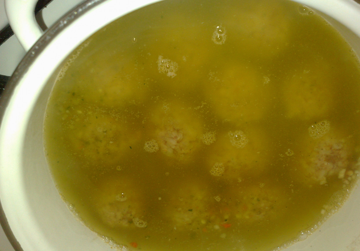 klopsiki z łopatki wieprzowej w sosie koperkowym foto