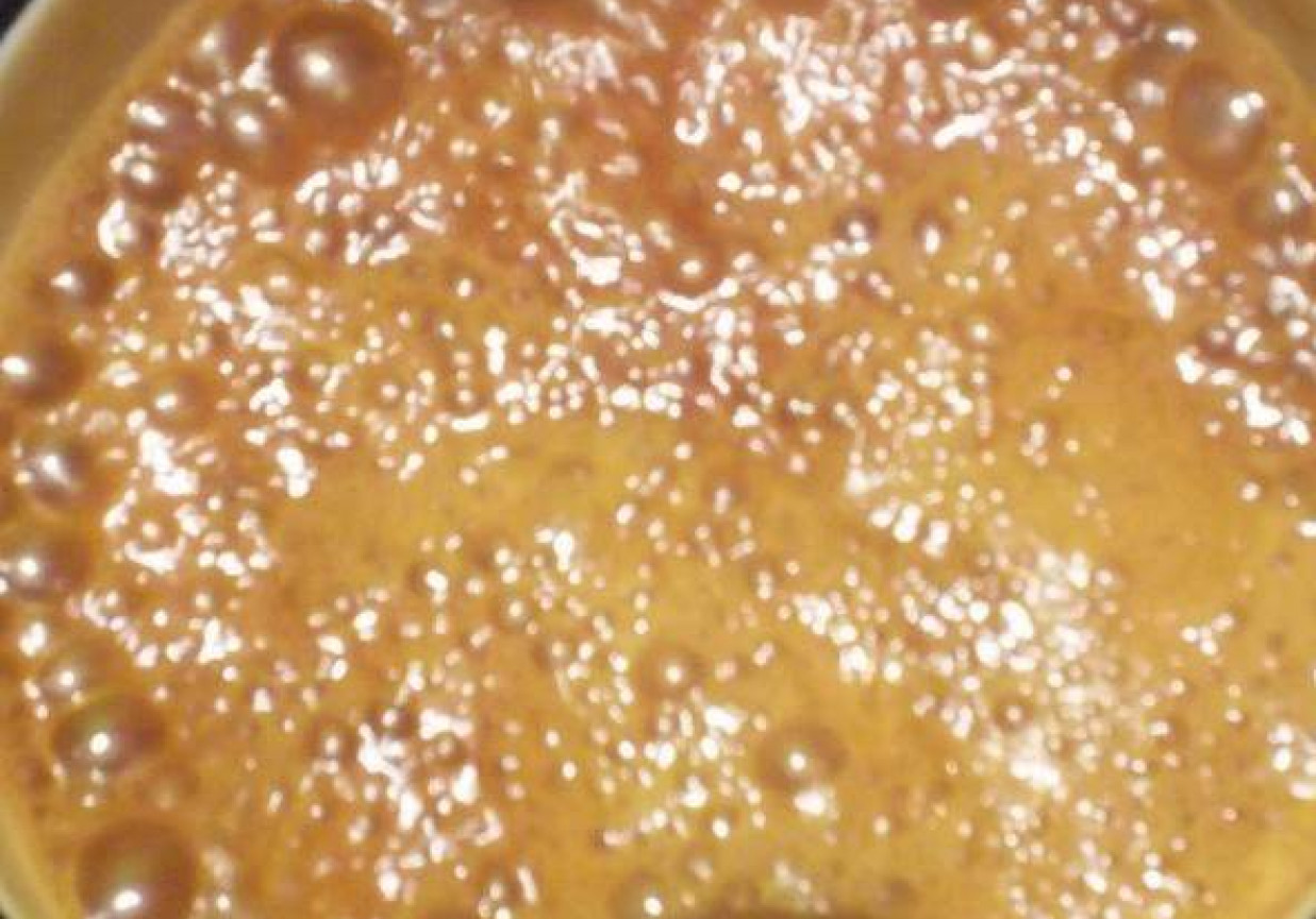 Kluseczki serowe z sosem karmelowym foto