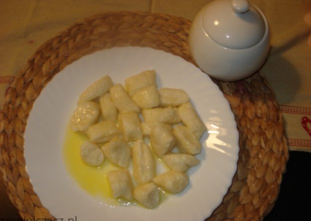 Fotografia przedstawiająca Kluski z białego sera