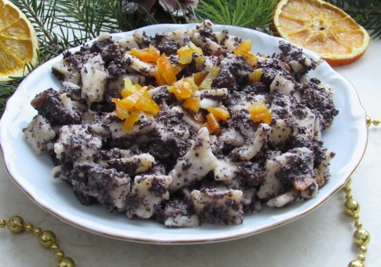 Kluski z makiem foto