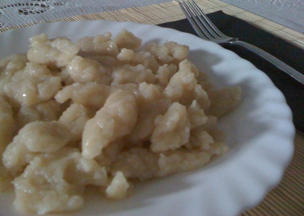 Fotografia przedstawiająca Kluski ziemniaczane z tartych ziemniaków