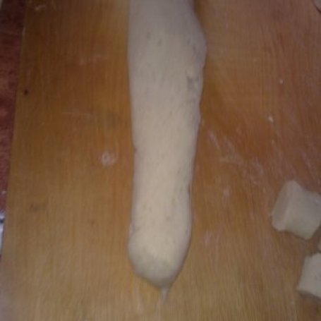 Krok 1 - knedle z białym serem i szpinakiem. foto