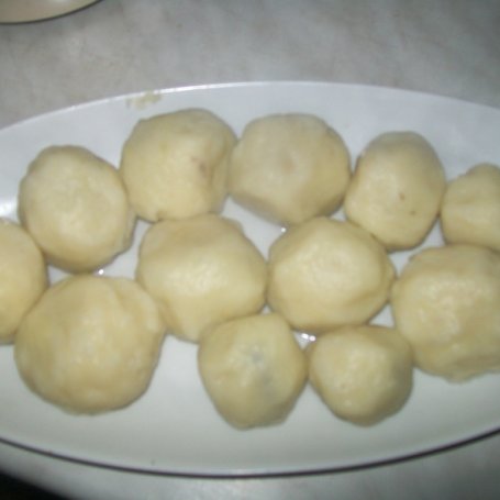 Krok 3 - Knedle z wątróbką drobiową foto