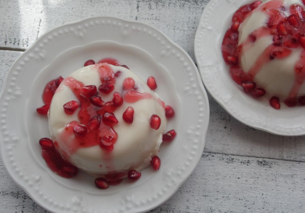 Kokosowa Panna Cotta foto