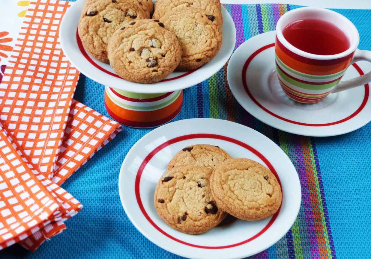 Kokosowe ciasteczka z czekoladą foto