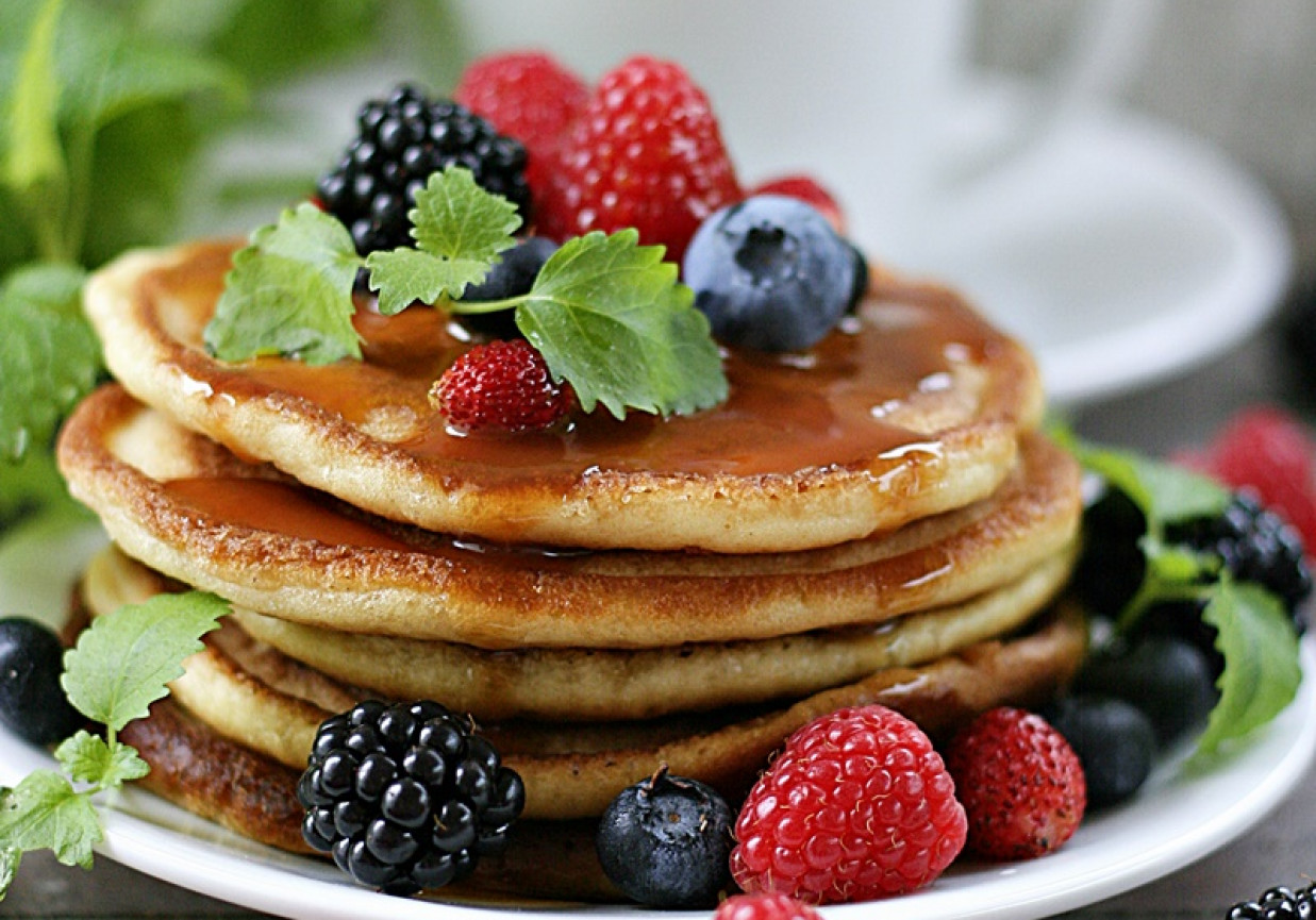 Kokosowe pancakes foto