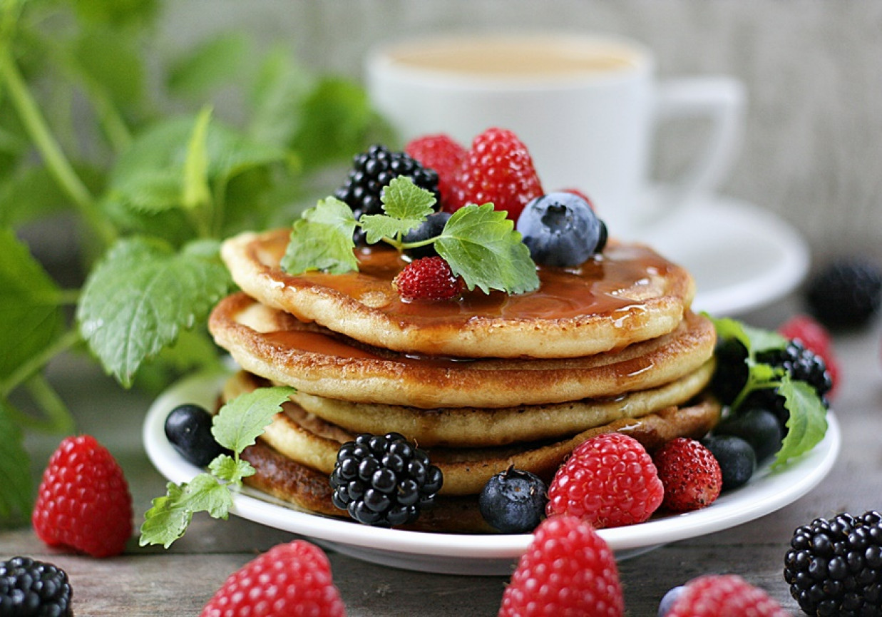Kokosowe pancakes foto