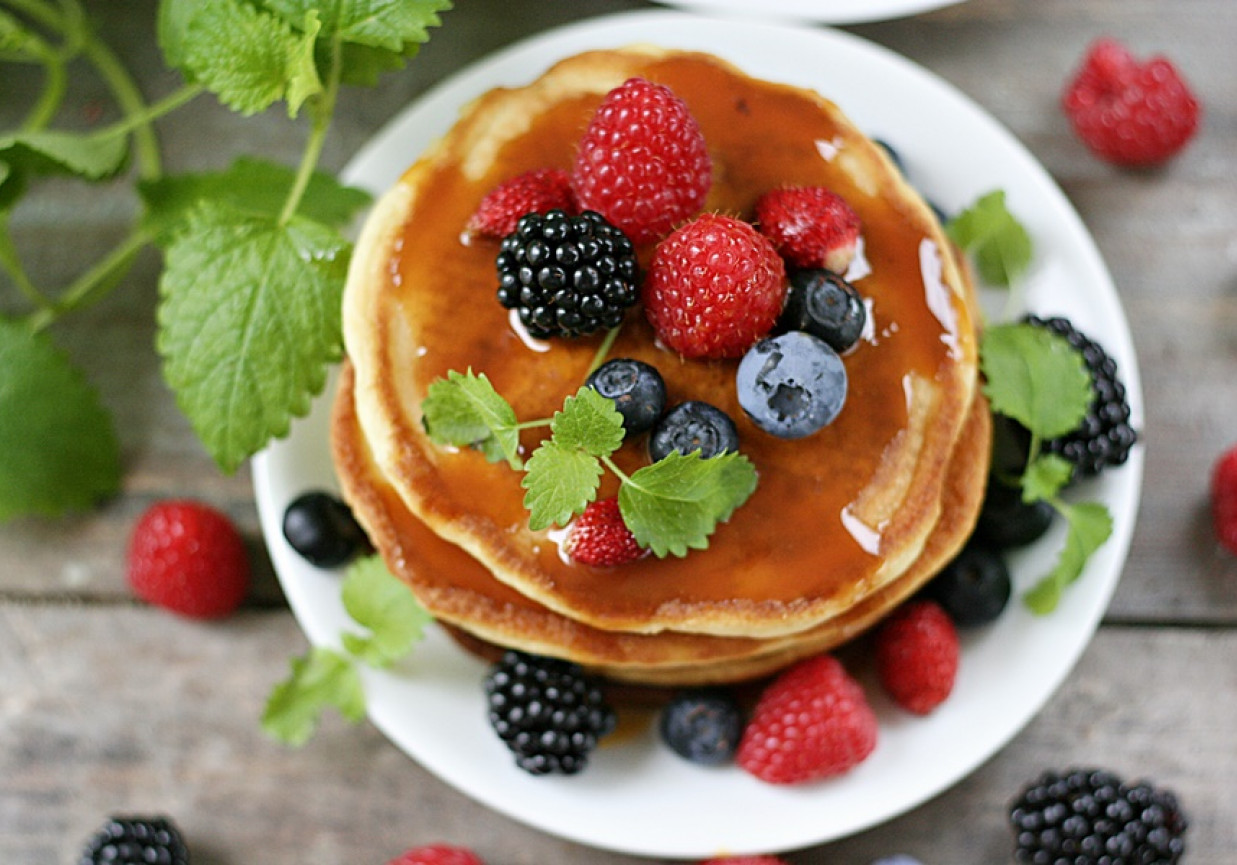 Kokosowe pancakes foto