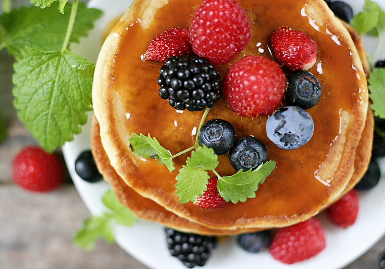 Kokosowe pancakes foto