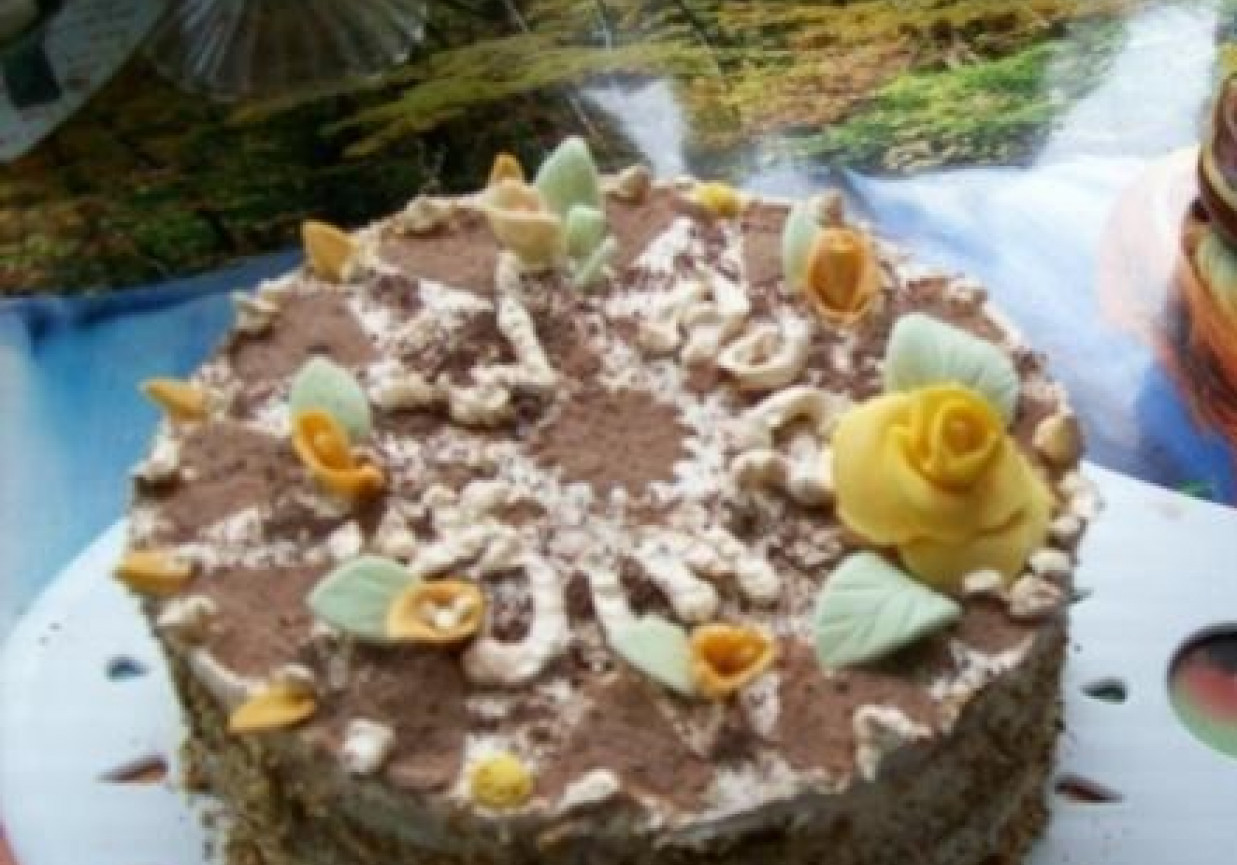 Kokosowo-orzechowy - włoski tort foto