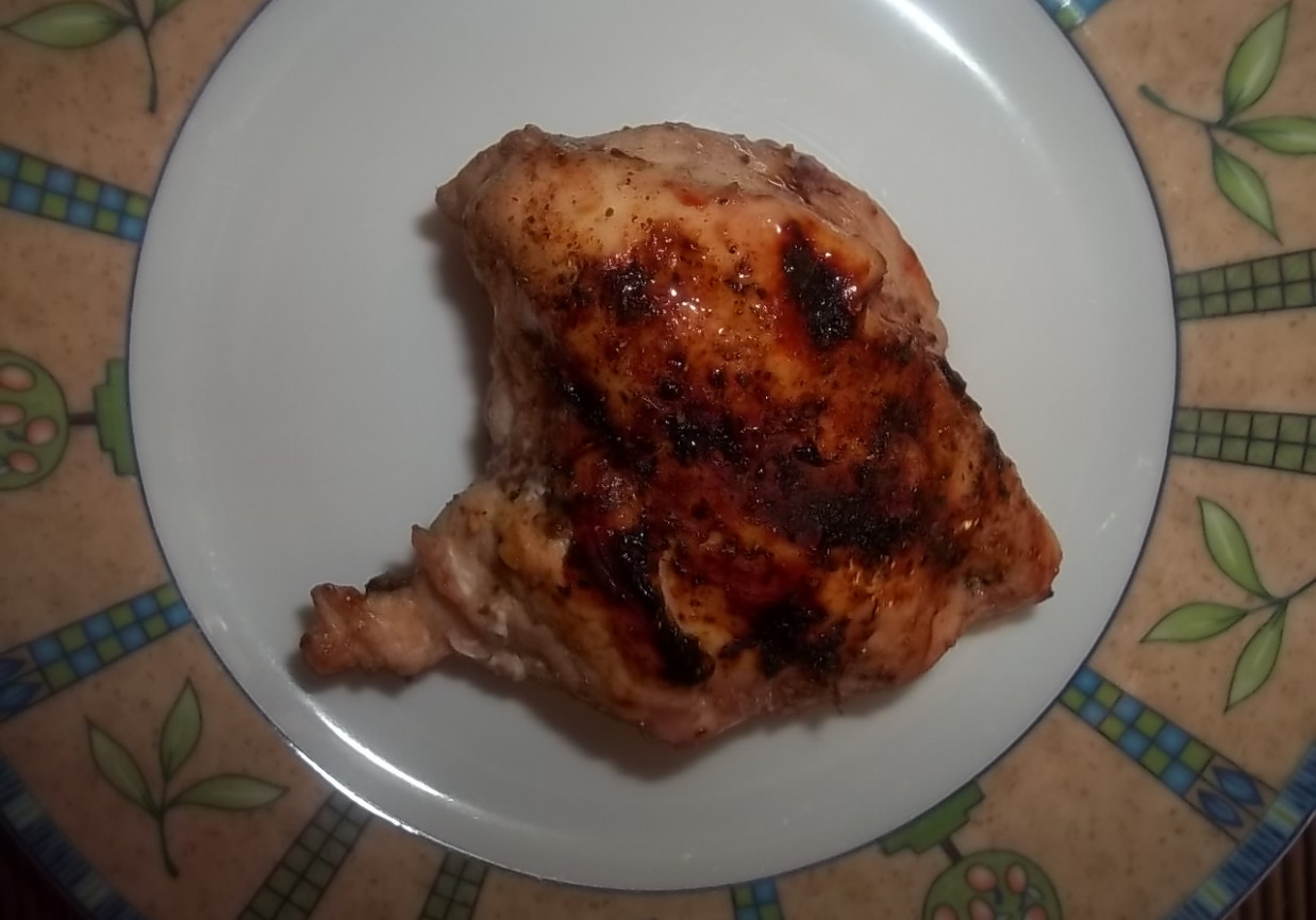 Kokosowy grillowany kurczak foto