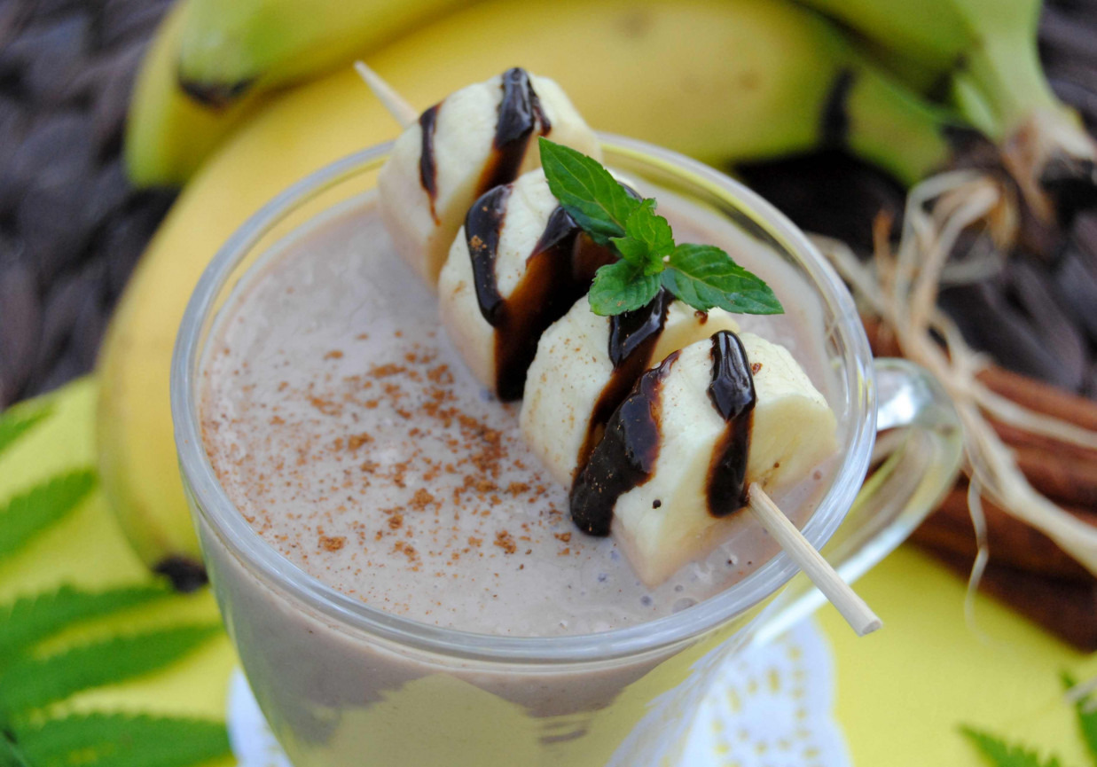 Koktajl czekoladowo- bananowy foto