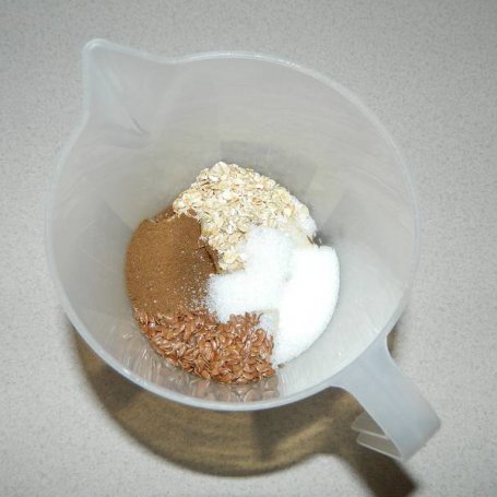 Krok 1 - Koktajl gruszkowy z kawą inką,siemieniem lnianym i płatkami owsianymi. foto