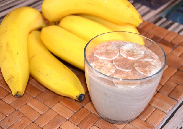 Fotografia przedstawiająca Koktajl kawowo-bananowy