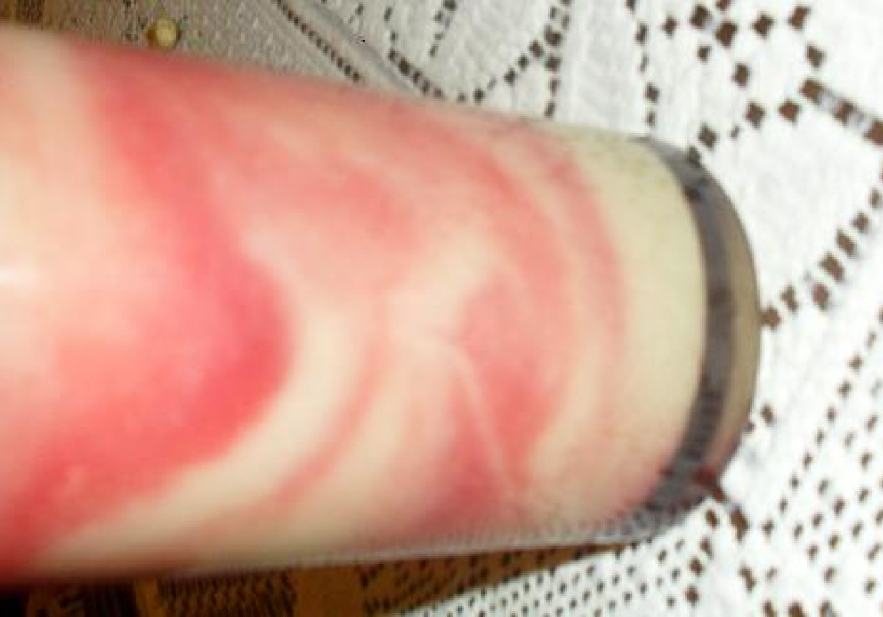 Koktajl malinowo gruszkowy foto