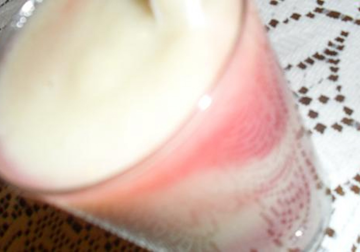 Koktajl malinowo gruszkowy foto