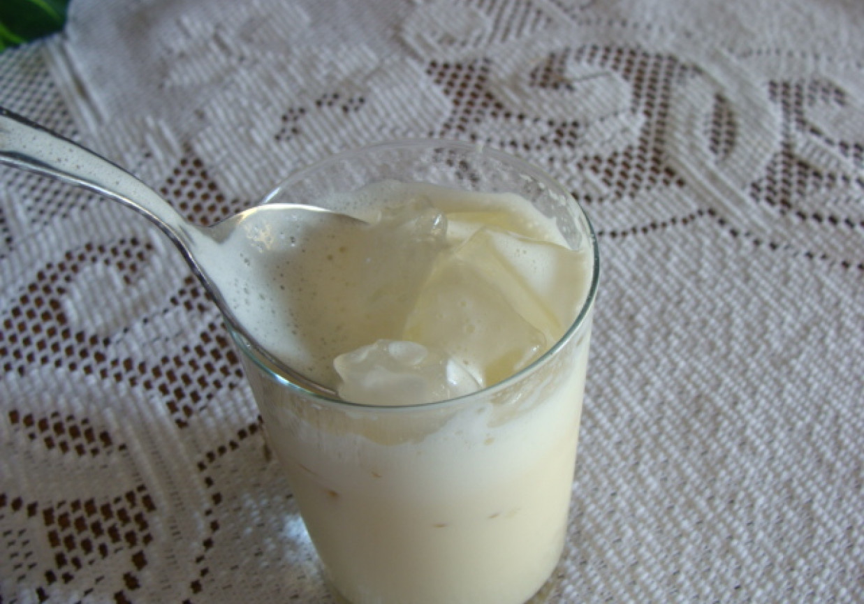 koktajl miodowo-mleczny foto