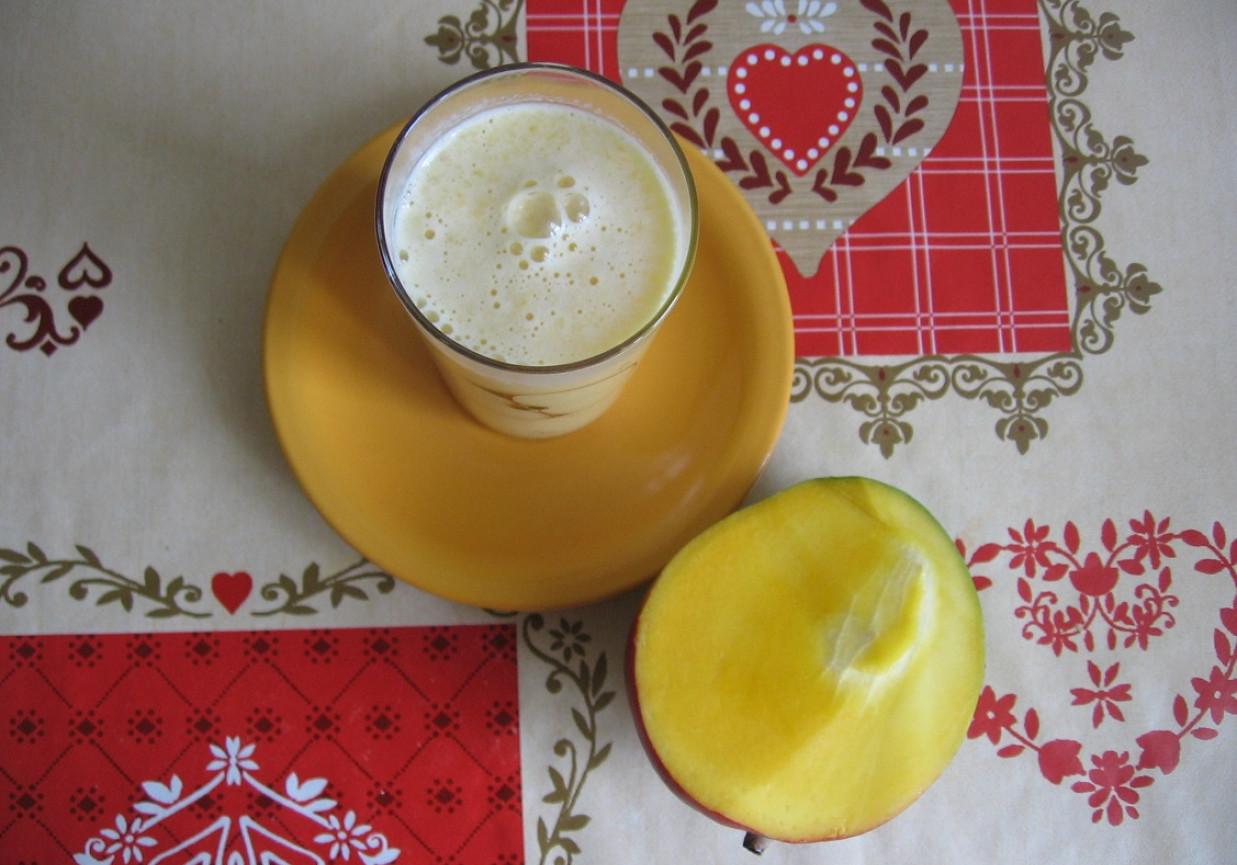 Koktajl mleczny z mango foto