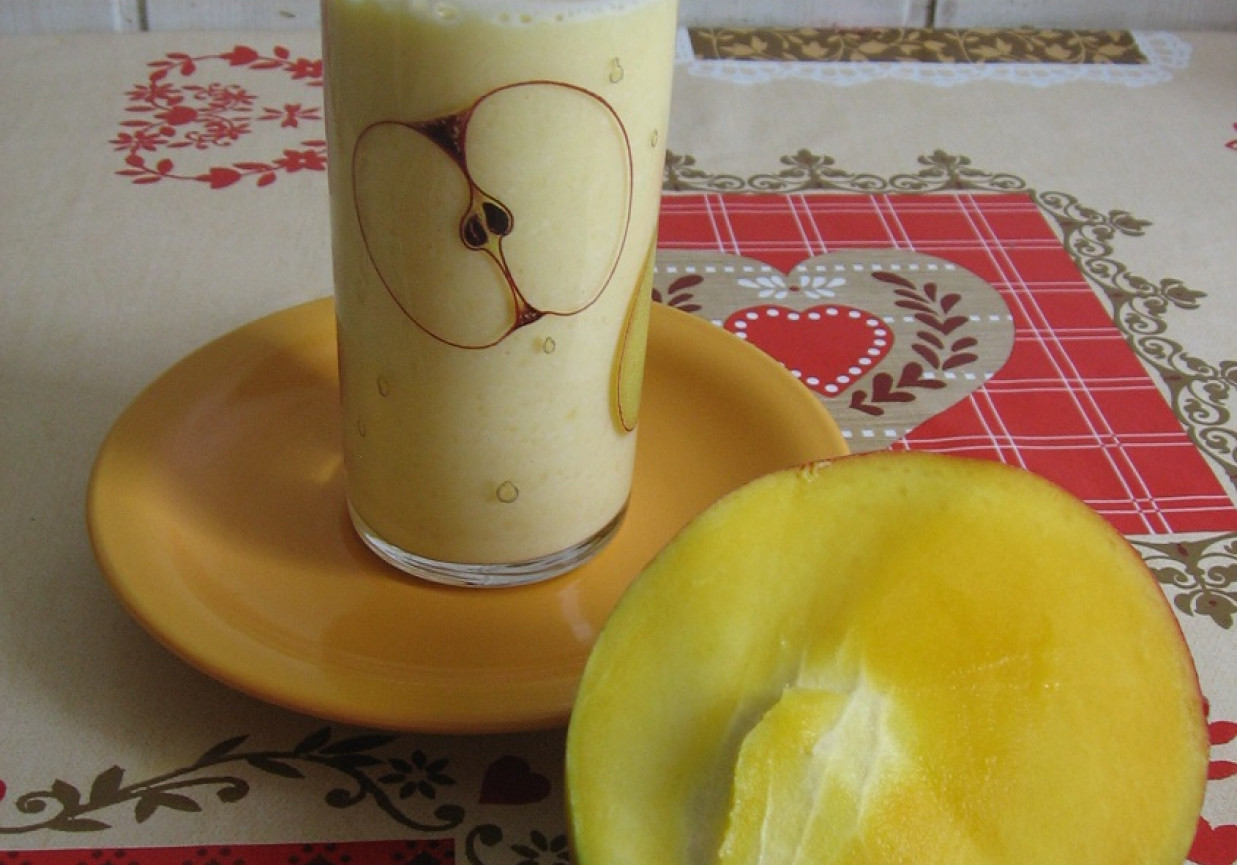 Koktajl mleczny z mango foto