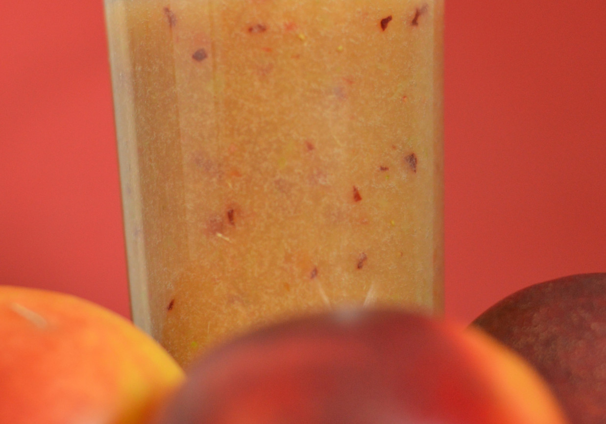 Koktajl z winogron z nektarynką foto