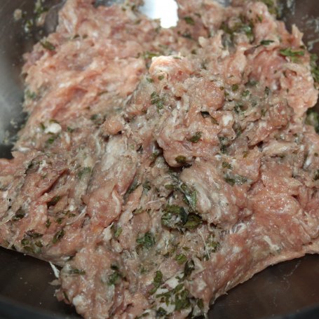Krok 3 - Kołduny gruzińskie ze szpinakiem i mięsem  foto