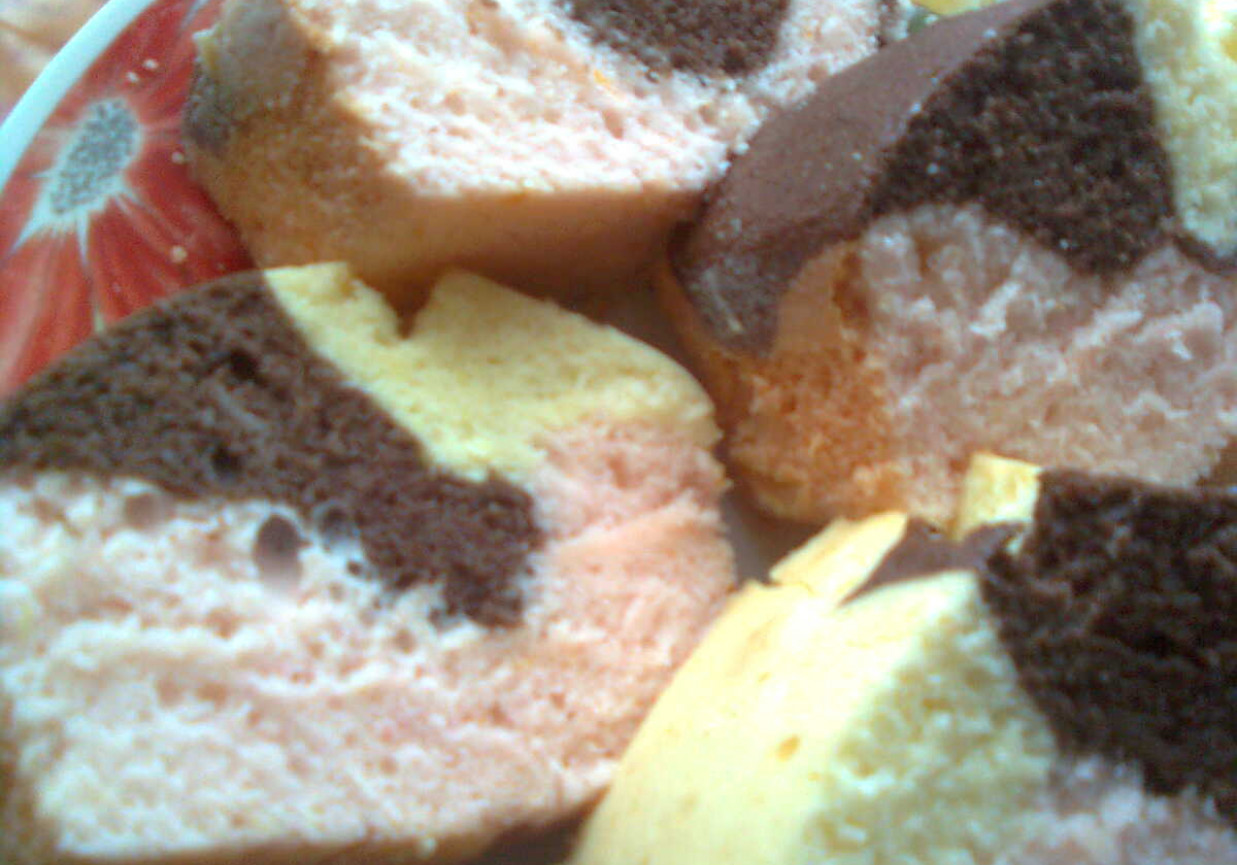 Kolorowa bułka foto