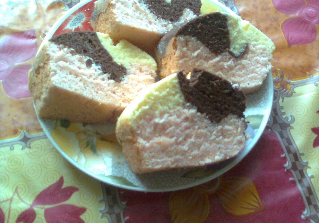 Kolorowa bułka foto